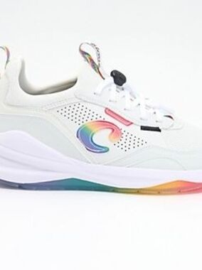 clove Women's White Pride Accent Sneaker